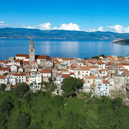 Romantic Stone With Pool, Panoramic Sea View Near The - By Traveler Tourist Agency Krk Id 2134 *