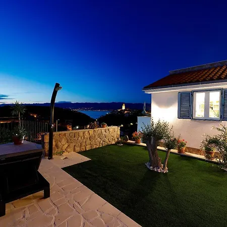 Villa Romantic Stone With Pool, Panoramic Sea View Near The - By Traveler Tourist Agency Krk Id 2134 Vrbnik (Primorje-Gorski Kotar)
