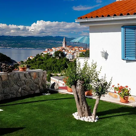 Villa Romantic Stone With Pool, Panoramic Sea View Near The - By Traveler Tourist Agency Krk Id 2134 *