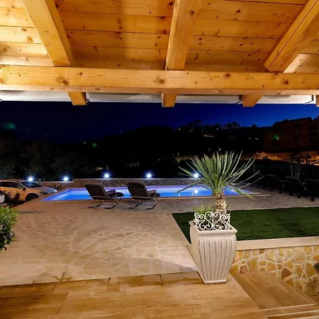 Romantic Stone With Pool, Panoramic Sea View Near The - By Traveler Tourist Agency Krk Id 2134 * Vrbnik (Primorje-Gorski Kotar)