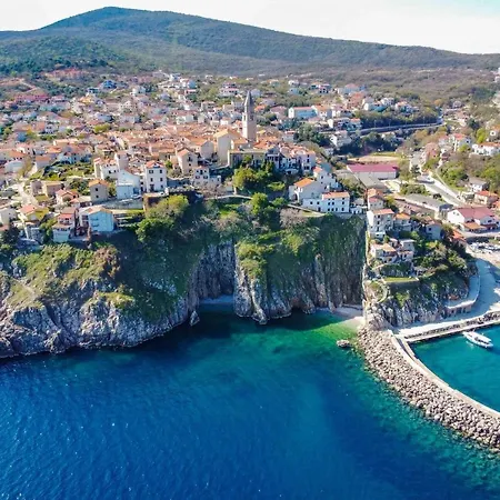 Romantic Stone With Pool, Panoramic Sea View Near The - By Traveler Tourist Agency Krk Id 2134 Villa Vrbnik (Primorje-Gorski Kotar)