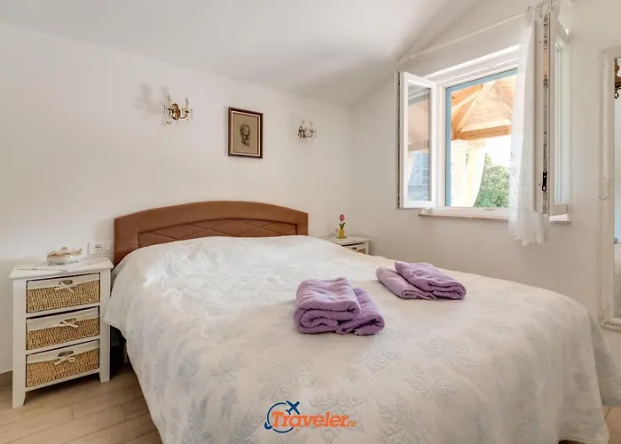 Romantic Stone With Pool, Panoramic Sea View Near The - By Traveler Tourist Agency Krk Id 2134
