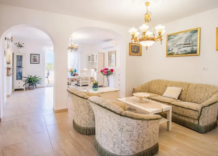 Villa Romantic Stone With Pool, Panoramic Sea View Near The - By Traveler Tourist Agency Krk Id 2134