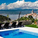 Romantic Stone With Pool, Panoramic Sea View Near The - By Traveler Tourist Agency Krk Id 2134 * Врбник