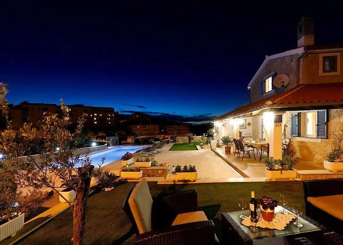 Vila Romantic Stone With Pool, Panoramic Sea View Near The - By Traveler Tourist Agency Krk Id 2134 *