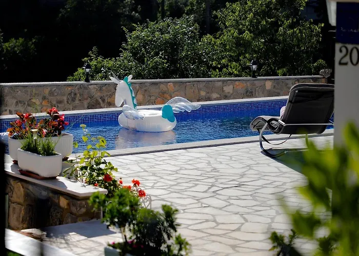 Romantic Stone With Pool, Panoramic Sea View Near The - By Traveler Tourist Agency Krk Id 2134 Vrbnik (Primorje-Gorski Kotar)