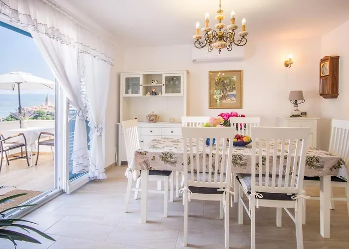 Romantic Stone With Pool, Panoramic Sea View Near The - By Traveler Tourist Agency Krk Id 2134